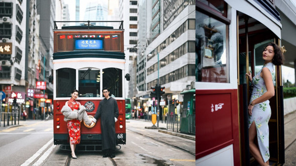 香港電車推出週末限定叮叮旗袍套票！挑選旗袍/長衫登上復刻1920年代古雅電車