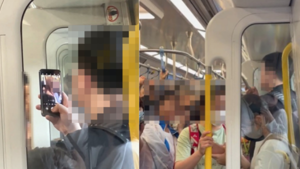 港鐵男扮玩手機「偷拍」女乘客目擊者：影完一個又一個！