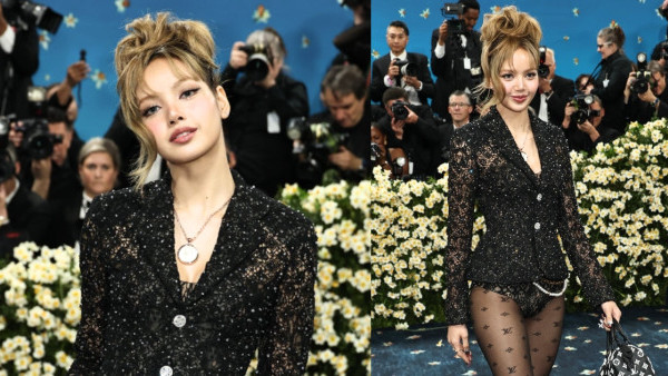 Lisa@BLACKPINK首次亮相Met Gala戰袍慘被批評！緊身衣一個細節遭狠批「對歷史人物不敬」！