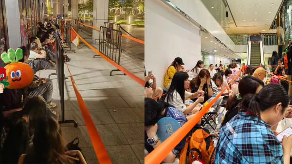 啟德AIRSIDE凌晨通宵排長龍 內地客3點已到場搶購人氣八達通？