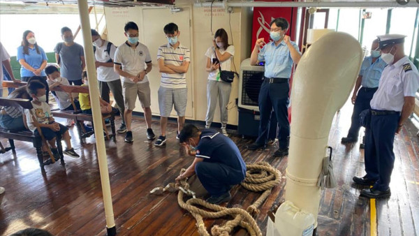 天星小輪推出親子水手體驗遊！學繩藝/逃生/信號燈知識+參觀駕駛室