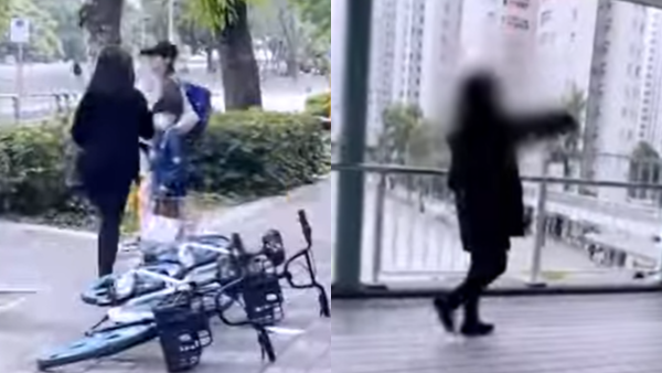 大圍「伸拳姐」正面迎猛男結果咁樣！激動回應出拳原因！呻推倒單車有苦衷？大律師及心理學家咁樣講...