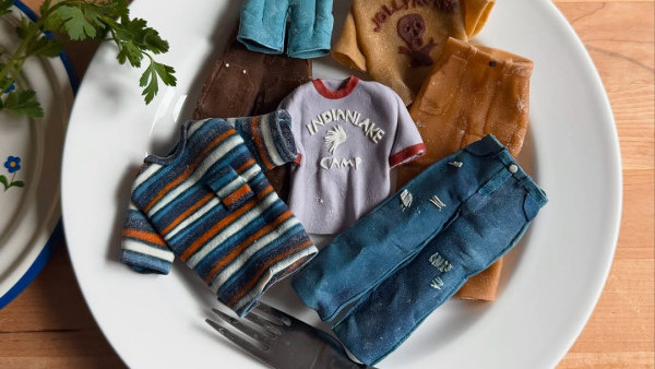 讓人捨不得吃的迷你衣服！用麵粉做的「衣服麵」超可愛！「鞋子」也可以淥？