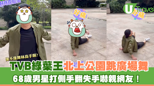 內地公園大跳廣場舞！68歲TVB綠葉王打側手翻失手嚇親網友！