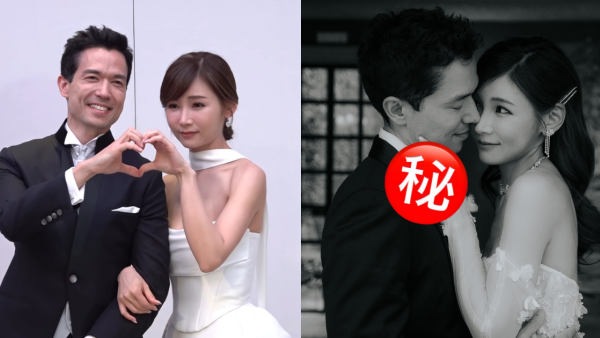 簡淑兒戴巨鑽出嫁意大利城堡舉行婚禮 麥大力兩字回應造人大計嚇窒全場