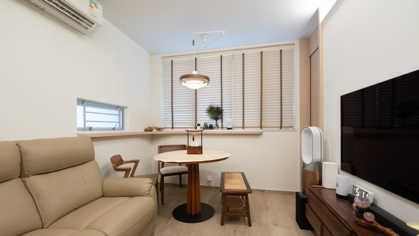 啟鑽苑502呎居屋裝修改造「禪意空間」復古拱頂+超強收納+採光設計