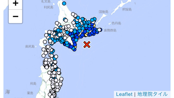 日本北海道外海發生6.1級地震 氣象廳錄多地有震感