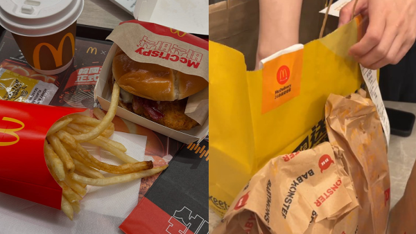 港男稱慳錢狂叫麥當勞外賣1個月！網民傻眼：有錢人先會咁食