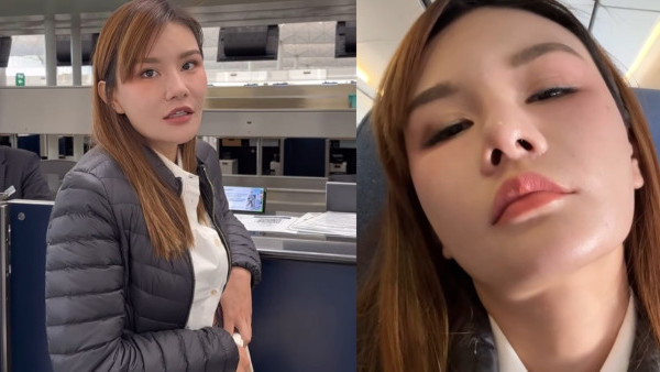 五索全程「眼神死」飛成都稱搭飛機廿年無坐經濟艙：同搭巴士冇分別！