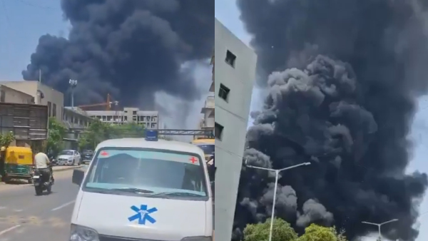 有片｜印度航空飛英國客機於機場墜毀 機上載有至少242名乘客 疑事發一刻曝光