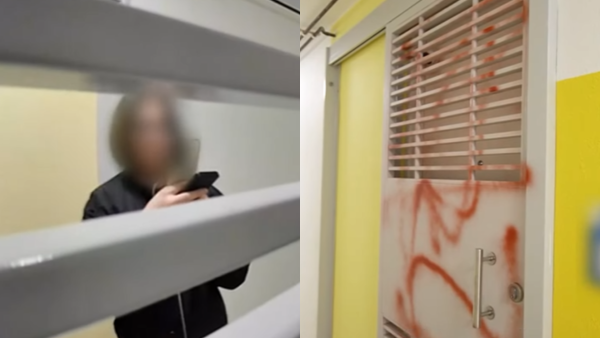 公屋戶慘遭惡鄰居連環騷擾！噴紅油／踢鐵閘／襲擊！房署職員都中招 被大鬧兼OO！