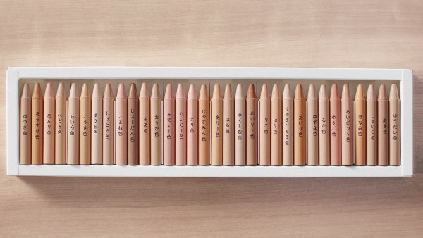 一盒蠟筆32種膚色教會小孩世界大同！日本資生堂用色彩打破種族偏見