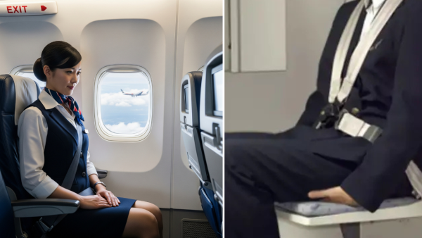 為何空姐起飛降落雙手會放大腿下？揭背後原因有關鍵作用！
