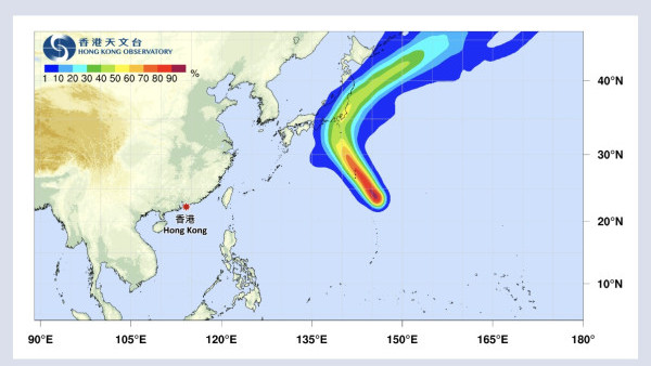 颱風聖帕恐生成「雙颱風」下周或逼近兩地 附天文台風暴路徑預測