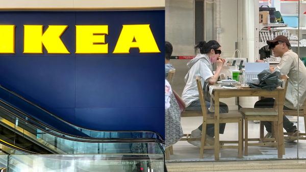 IKEA變「免費」用餐區？男女霸佔陳列傢俬食外賣 網民怒轟好離譜