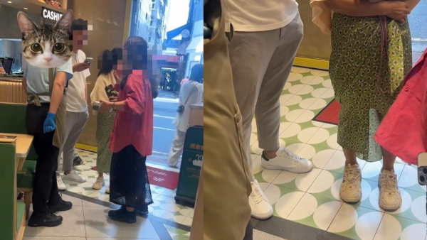 茶記侍應意外倒瀉飲品 內地客被淋濕大呼「賠全身」網民：屈錢黨？