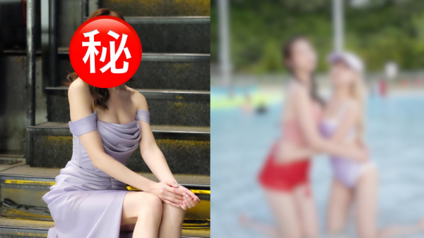 「最被低估港姐冠軍」與閏密同框鬥身材 低胸泳衣晒深不見底事業線極震撼！