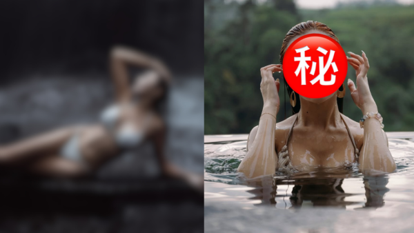 TVB「御用邪花」峇里瀑布比堅尼大解放 超近鏡震撼視角：身材太犯規！
