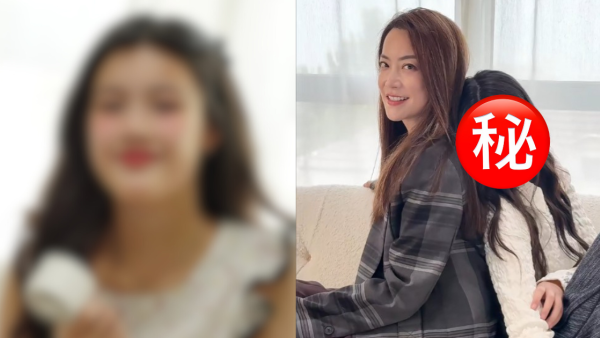 霍汶希14歲女兒正面樣貌激罕曝光 神秘真面目超高顏值獲讚：直接出道！