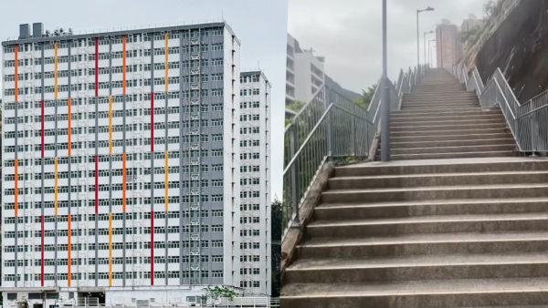 彩興路簡約公屋「長命樓梯」歸家似行山？街坊教3個方法上落