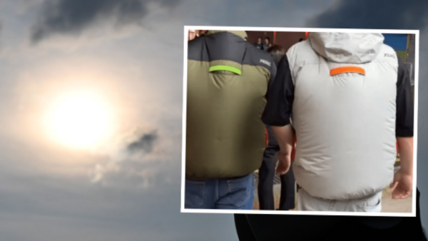 酷熱天氣！新蒲崗驚現壯漢著「羽絨」脹卜卜揭屬消暑神器：地盤佬恩物