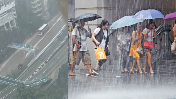 黑雨水浸｜筲箕灣「例位」再現嚴重水浸 救護車誤闖水氹死火遭淹？網友：根本設計問題