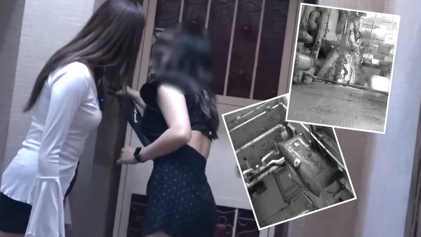 「夜香姐」連環滋擾住戶苦不堪言！CCTV揭高空潑糞惡行 當面對質竟反咬受害者