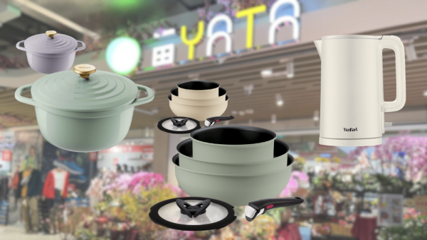 一田最新印花換領Tefal廚具！韓風夢幻紫湖水綠色 免費入手超實用疊疊鑊/鑄鋁鍋！