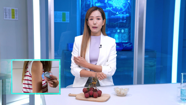 健康新聞報道｜吳幸美勇者無懼安裝血糖監測儀 第一身實測3cm長針拮入手臂