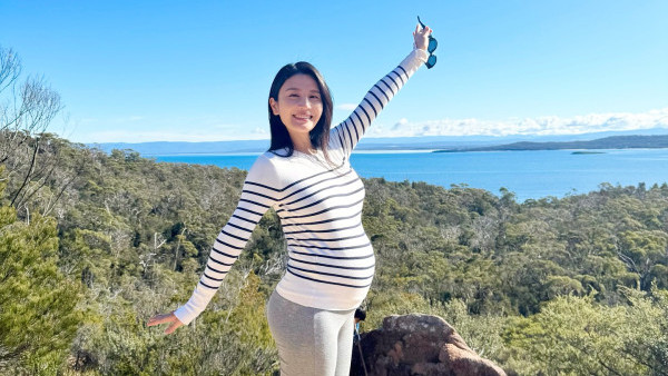 林芊妤Coffee懷孕近7個月挺巨肚行山 暴走11公里仔仔暖心行為被讚世界級