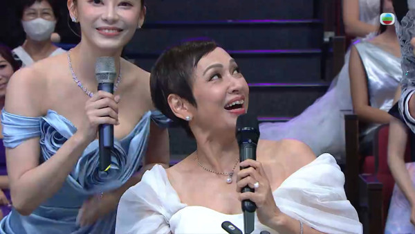 香港小姐2025｜余安安都係GM葉蒨文情侶檔CP粉 20秒望足12次姨母笑真實表情遭瘋傳