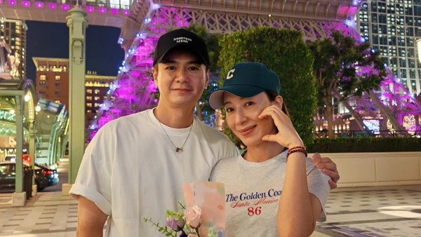 楊茜堯羅子溢生日拍拖放閃9年婚姻甜如初戀！公園貼地約會抽盲盒影chiikawa