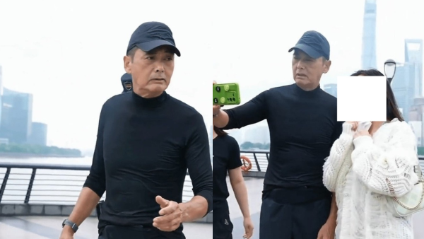 周潤發跑步被野生捕獲罕有「黑面」惹熱議 粉絲一舉動令發哥臉露不悅畫面瘋傳