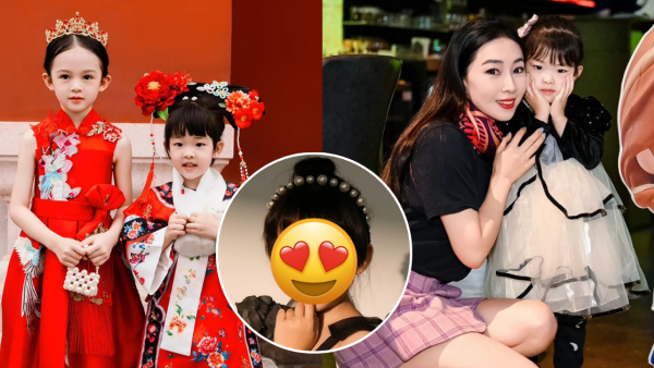 賈曉晨5歲細女近照明顯變靚氣質大反轉 曾被指與家姐「混血芭比」顏值差距大