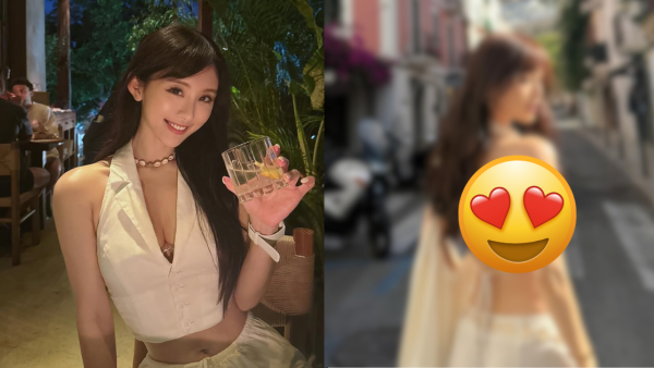 Dada陳靜性感真空肚兜裝一覽無遺 火辣身材震撼街頭獲網民激讚：殺死人