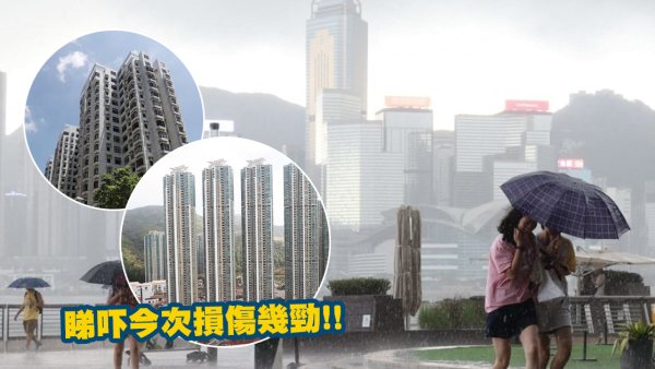 強颱樺加沙逼港！香港2地方或成重災區？網民反應兩極！有人淡定有人憂「隨時冧樓」