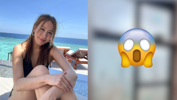 颱風樺加沙｜曹敏莉半山複式豪宅不停滲水 維港景一片矇朧！出動水盆接水情況誇張