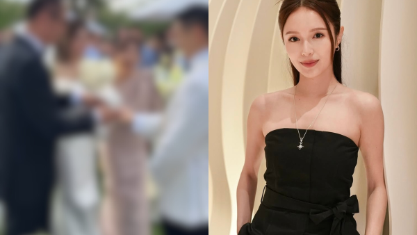 鄺潔楹親哥哥峇里島盛大婚禮曝光 豪華結婚放煙花震撼程度如綜藝真人騷