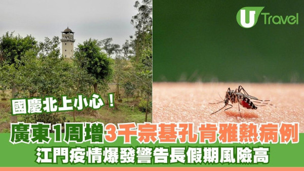 國慶北上小心！廣東1周增3千宗基孔肯雅熱 江門疫情爆發警告長假期風險高