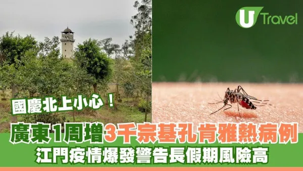 國慶北上小心！廣東1周增3千宗基孔肯雅熱 江門疫情爆發警告長假期風險高