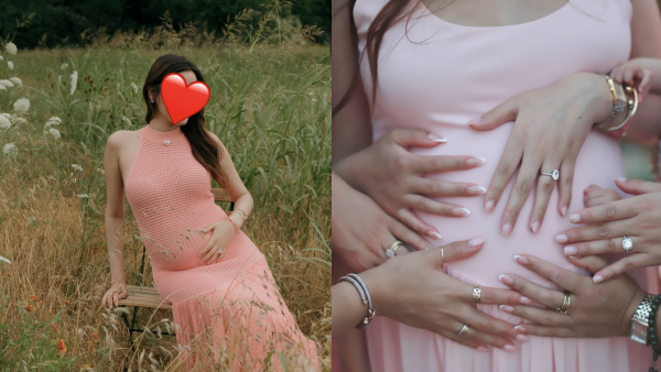 2017年港姐季軍懷孕挺巨肚宣布下月預產期 離巢定居美國結婚兩年報喜做媽媽