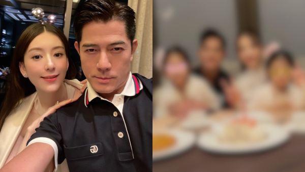 方媛懷孕第三胎曬中秋節最新全家福！臨盆在即挺巨肚現身絕美狀態超驚人