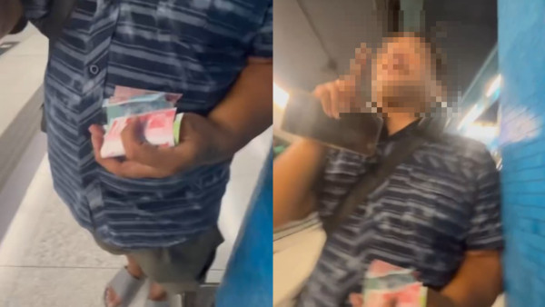 港鐵站借錢男慣犯出沒！善心事主慘失一日人工！網民：睇個款都唔正常