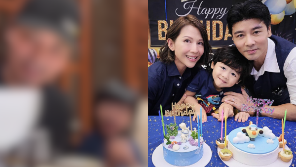 蔡少芬張晉5歲囝囝近照曝光父子超似樣!狼尾長髮造型激似爸爸惹驚呼:係一個餅印