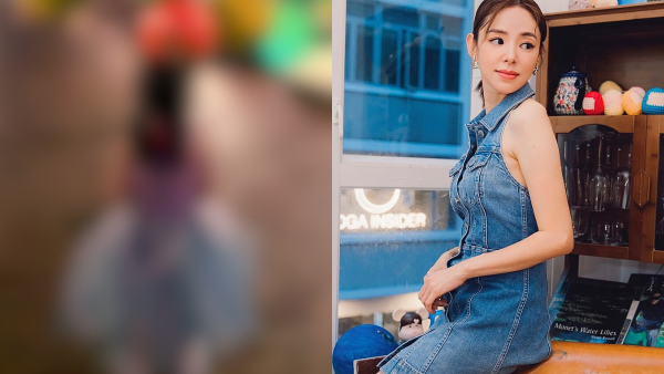 44歲TVB童顏人妻激罕公開囡囡近照 暴風長高少女味濃成潛力星二代