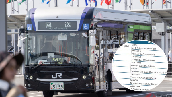 大阪世博穿梭巴逾三分一不合安全規格 揭發中國製造、煞車系統失靈