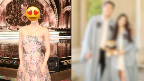 港姐冠軍晒碩士畢業照大方公開戀情 圈外男友正面靚仔樣曝光高大有型