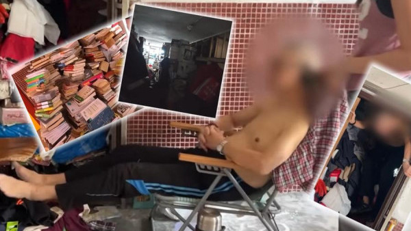 東張西望｜黃大仙垃圾屋變「曱甴竇」伯伯瞓走廊8年！義工清出8車垃圾：曱甴密密麻麻