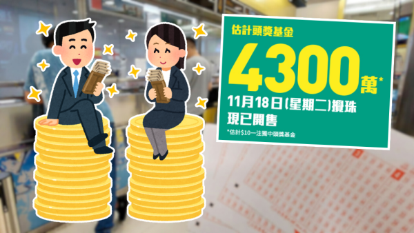 頭獎$4300萬六合彩周二攪珠！今年最旺呢幾個號碼！六合彩強哥教$80食全餐大法 同人夾份咁買最好？