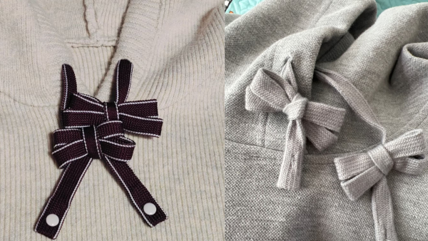 衛衣繩太長吊吊揈？網民教1招神級綁法：6步綁出日系「蝴蝶結」超治癒